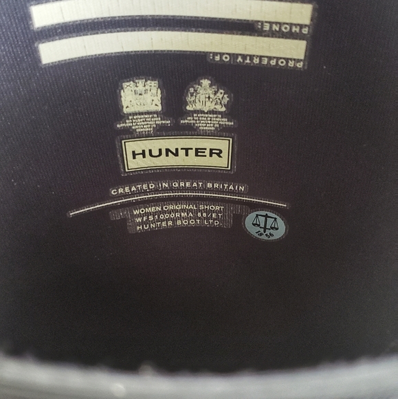 Hunter Original Tour Short Packable Rainboots w/Welly Socks - Picture 3 of 4